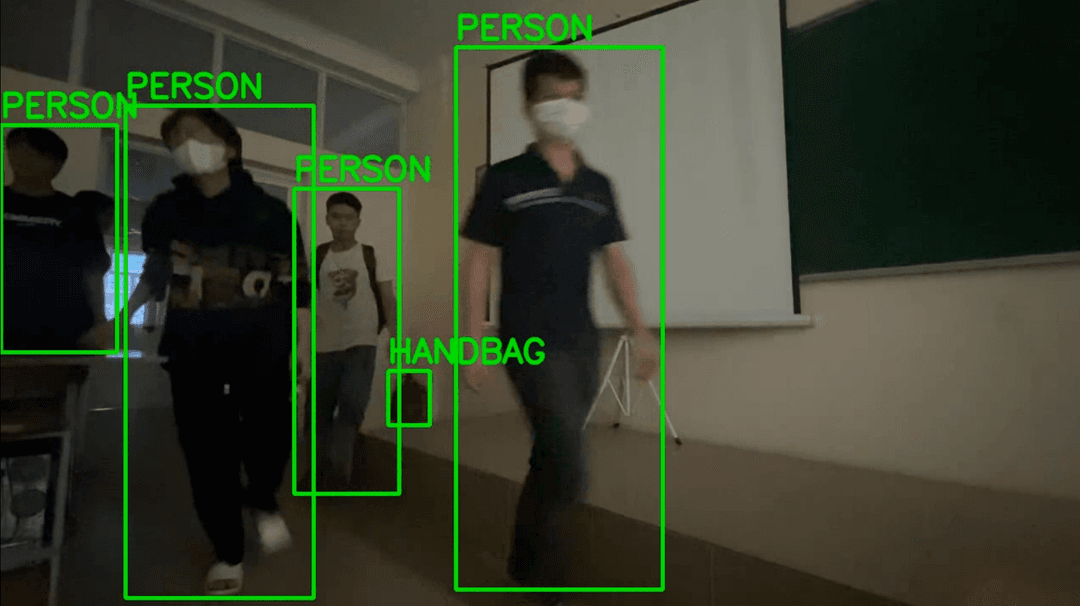 YOLOv8 detection result